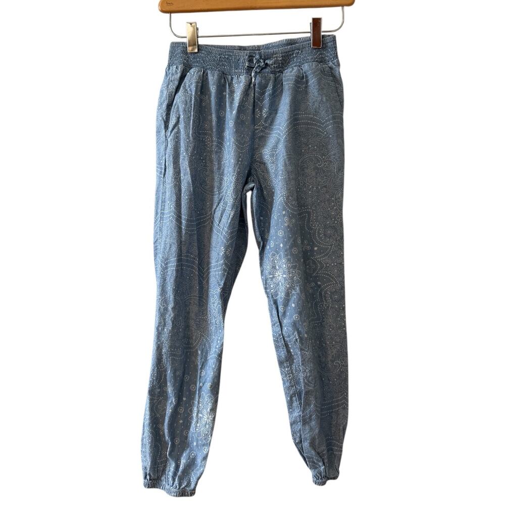 Polo Ralph Lauren Polo Bandana Print Casual Pants Chambray Blue 10